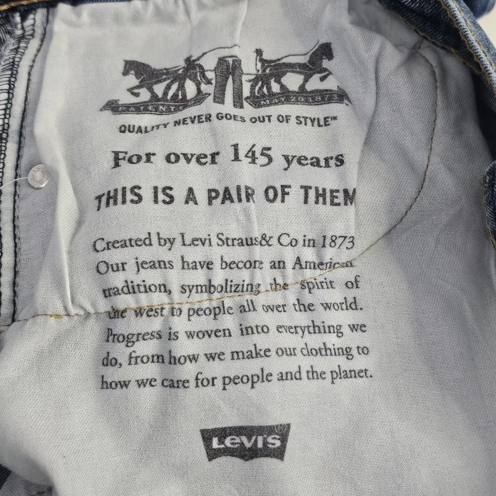 Levi Strauss Levi's 559 Denim Blue Jeans Men's 42 x‎ 29 Cotton Blend